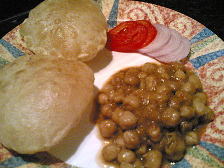 kabuli chana masala. beans or kabuli channa is
