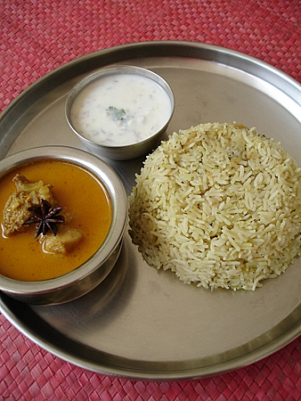 Pudina rice recipe