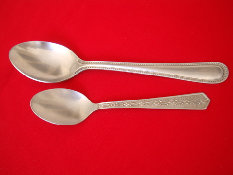 Tablespoon & Teaspoon used for my daily Indian cooking