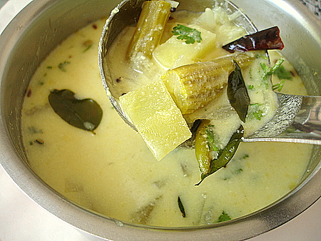 Majjiga Pulusu - vegetables cooked in buttermilk