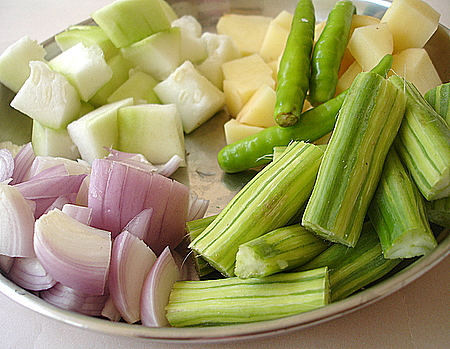 Vegetables - Majjiga Charu