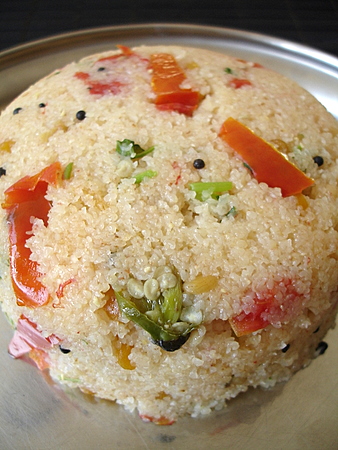 Wheat Rava Tomato Upma