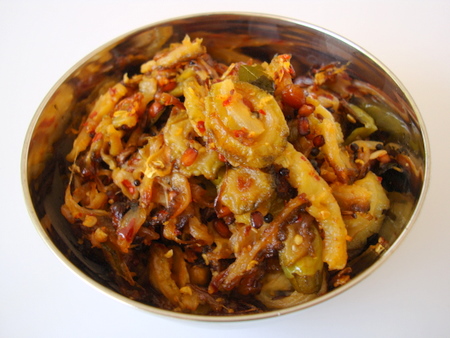 Kakarakaya Karam   Bittergourd Stir fry - 85