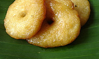 Jaggery flavored Vada