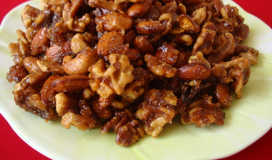 Honey Roasted Mixed Nuts Recipe