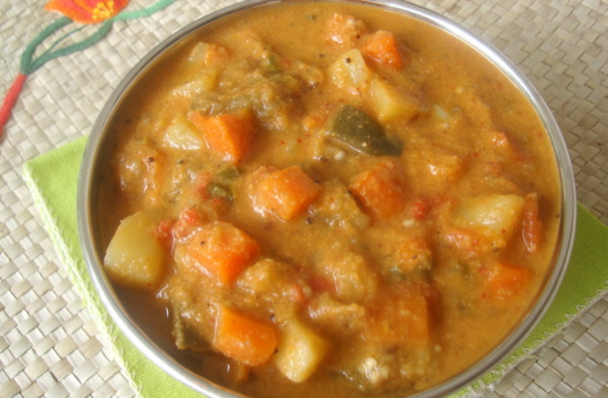 Mixed Vegetable Kootu - Vegetable Kootu Recipe