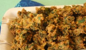 palak pakoda spinach fritters