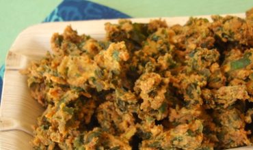 palak pakoda spinach fritters