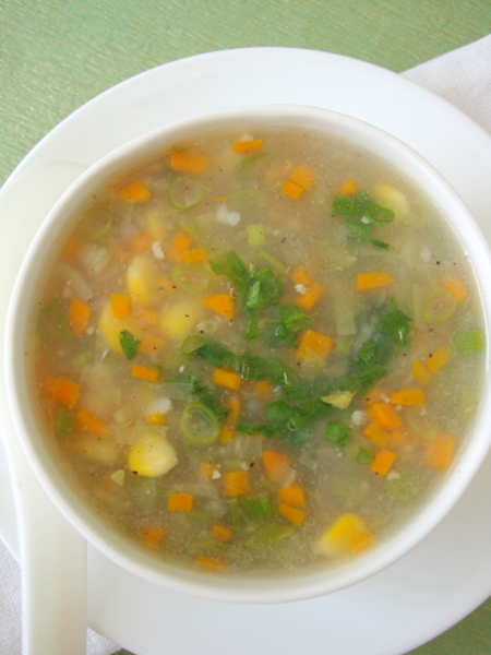 Sweet Corn Soup Recipe » Dassana's Veg Recipes