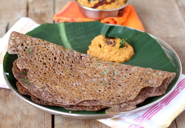 Ragi Dosa   How to make Ragi Dosa Recipe - 58