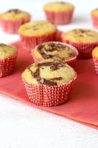 nutella swirl cupcakes