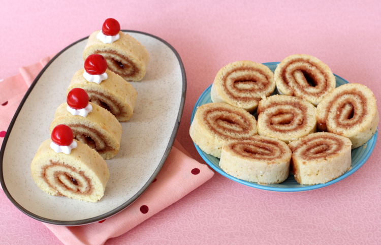 Strawberry Swiss Roll Cake | Recipe | Roll cake, Swiss roll cake, Swiss roll