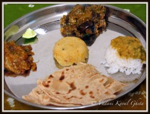 maharashtrian chapati thali