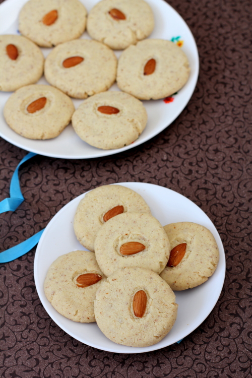 Almond Cookies - Easy cookie recipes for kids -Simple, tasty, eggless