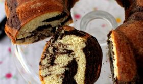 eggless marble bundt cake