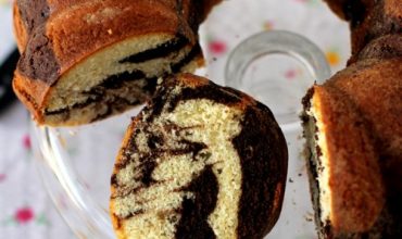 eggless marble bundt cake