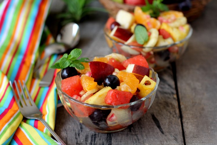 how to make fruit chaat