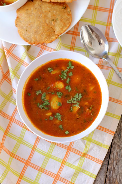 Bedmi Aloo Sabzi