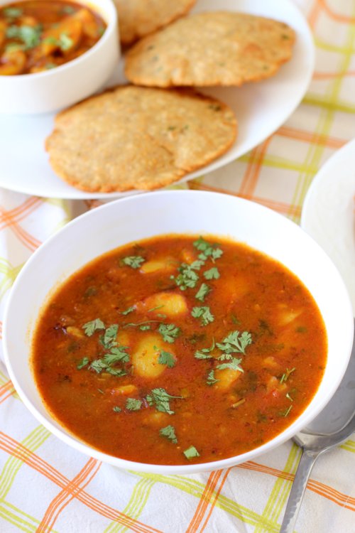 Bedmi Puri Aloo Sabzi