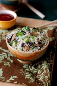 mushroom fried rice