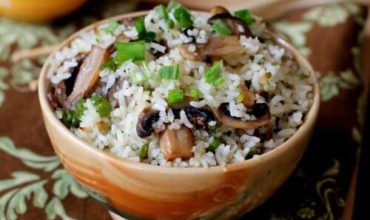 mushroom fried rice