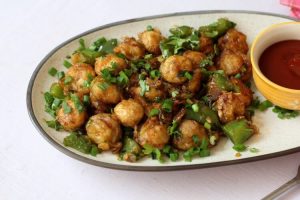 mushroom manchurian recipe