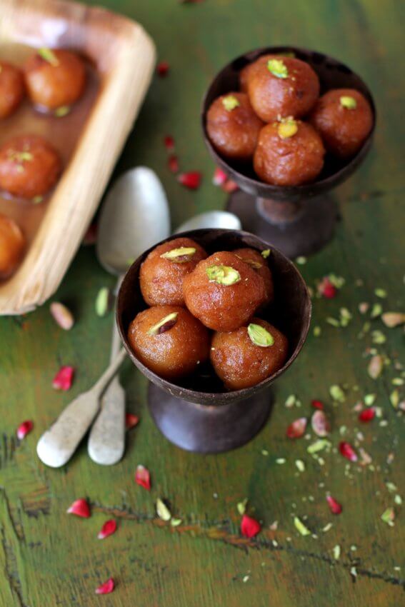 bread gulab jamun recipe, how to make bread gulab jamun