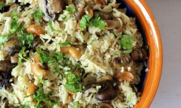 mushroom pulao